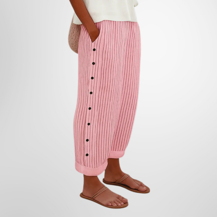 Delores | Elegant Women's Pants Red