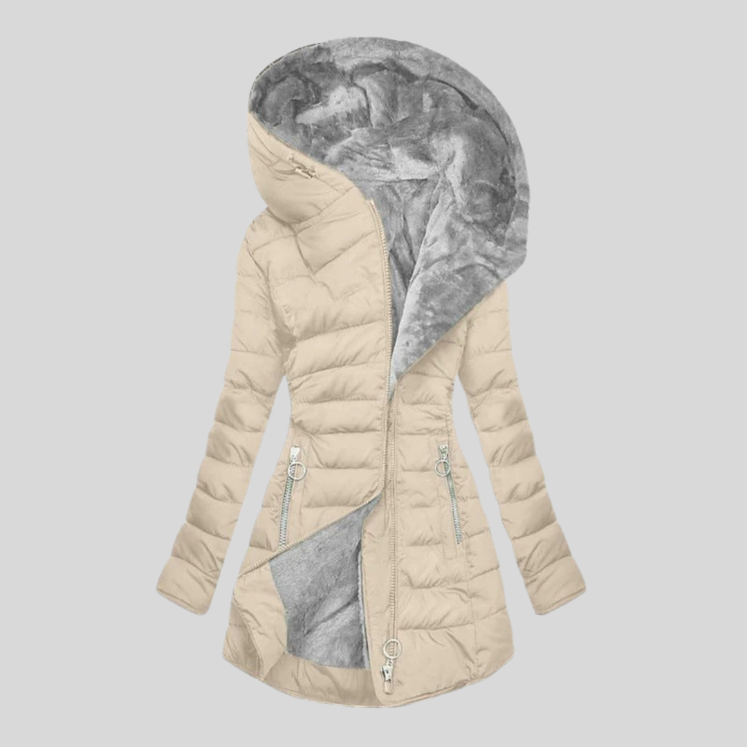 Vivian | Cozy Winter Coat Beige