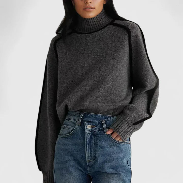 Elizandraa | Elegant Jumper Grey