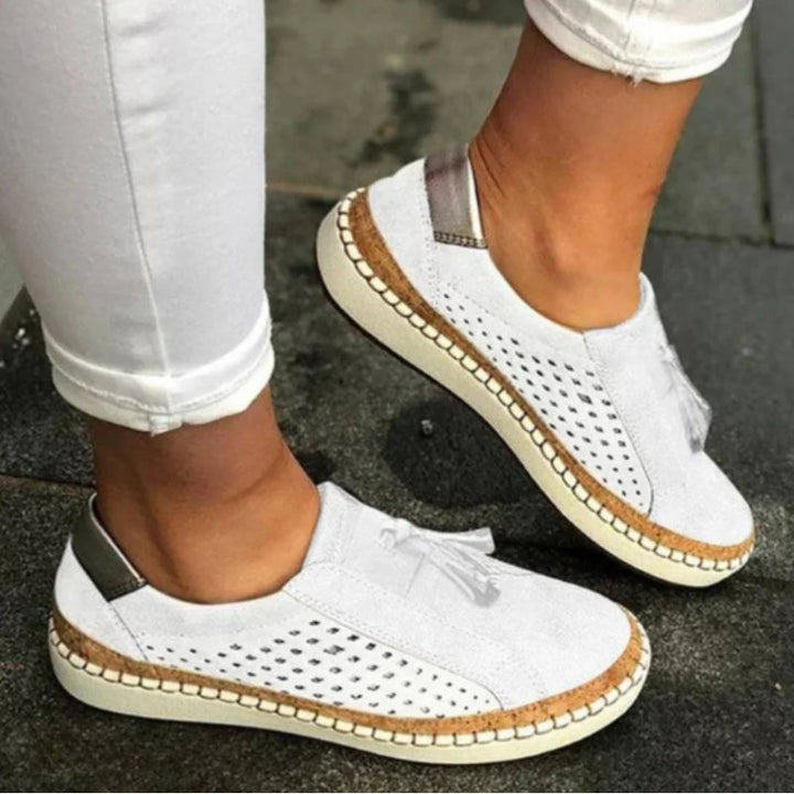 Jessica | Orthoflex Slip-Ons White