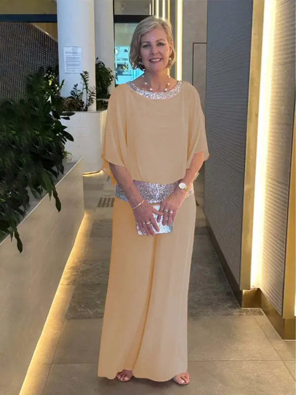 Nicole | Classy Elegant Set Khaki