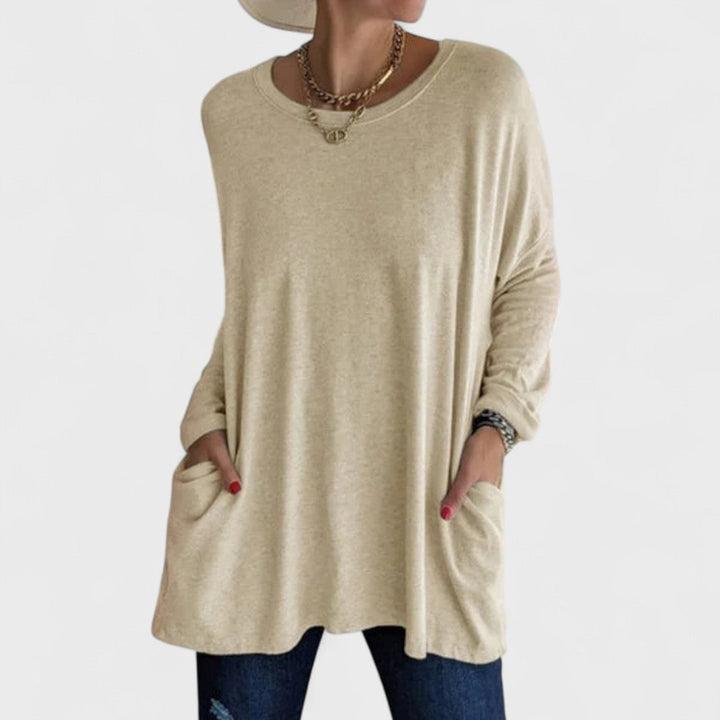 Susan | Comfortable shirt Khaki