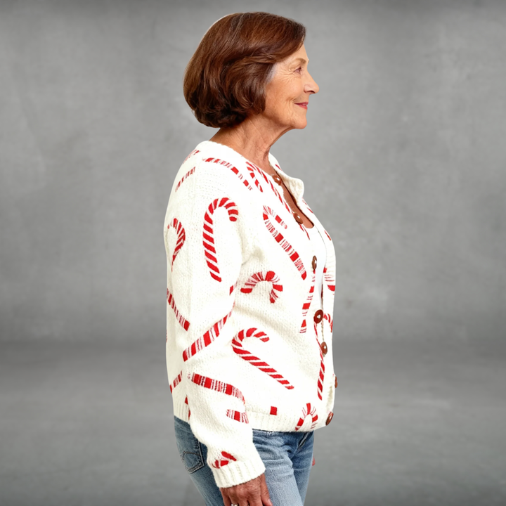 Carla | Festive Candy Cardigan