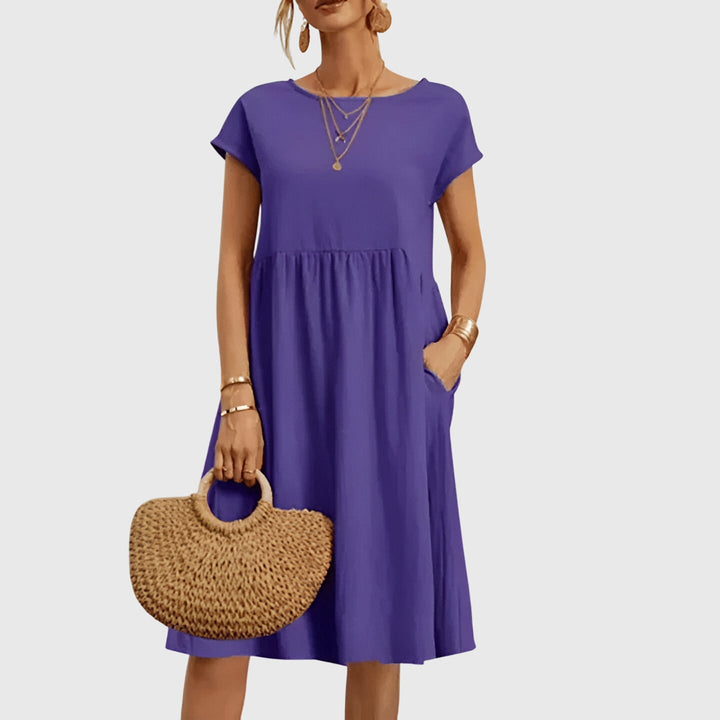 Reba | Elegant Spring Dress Purple