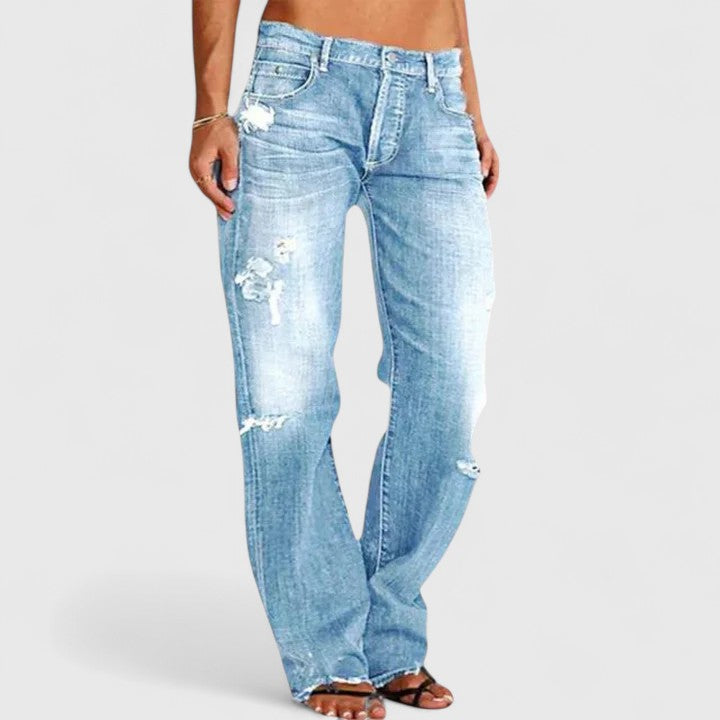 Helena | Classic Relaxed Jeans Light Blue