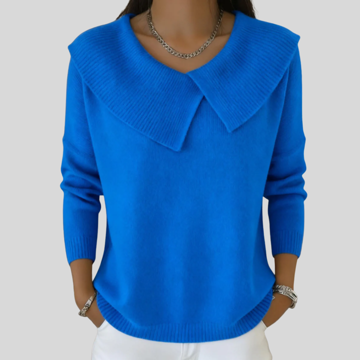 Lucia | Cozy Sweater with a Soft Collar