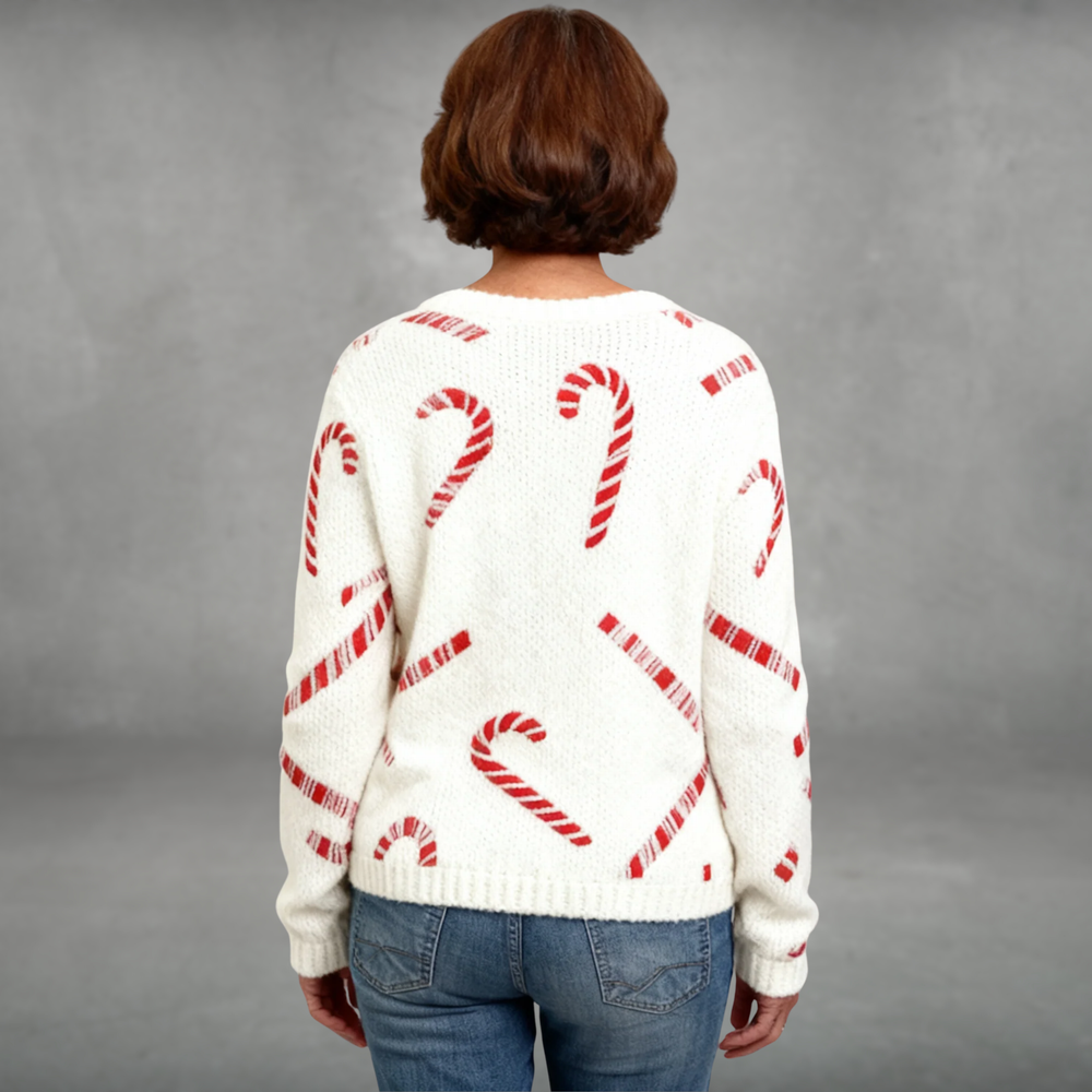 Carla | Festive Candy Cardigan