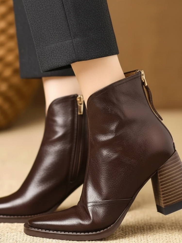 Diane | Sleek Leather Boots