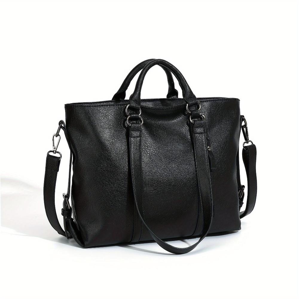 Charlotte’s Classic Elegance | Vintage Tote Bag Black