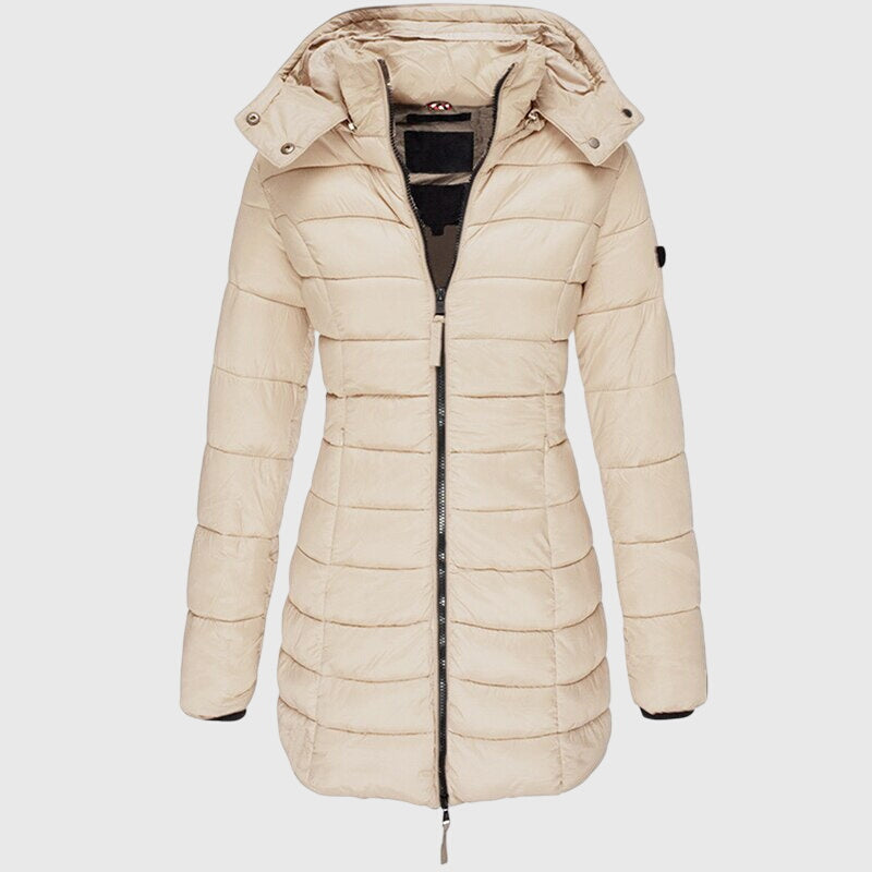Justice | Long Down Jacket Ivory