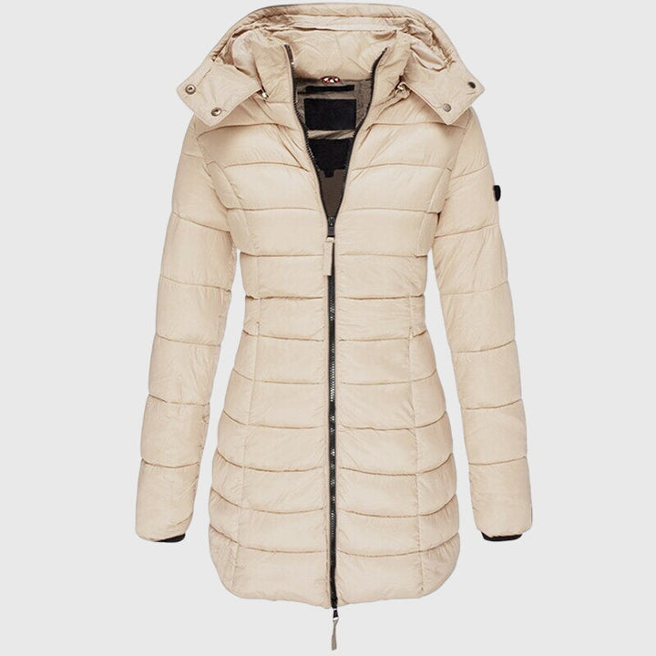 Justice | Long Down Jacket Ivory