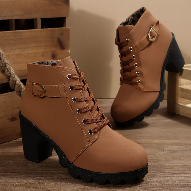 Mira | Stylish Block Boots