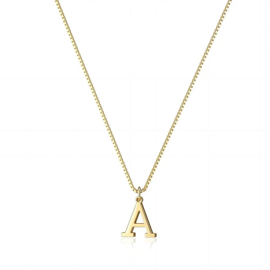 Rose | Initials Necklace in 18K Gold