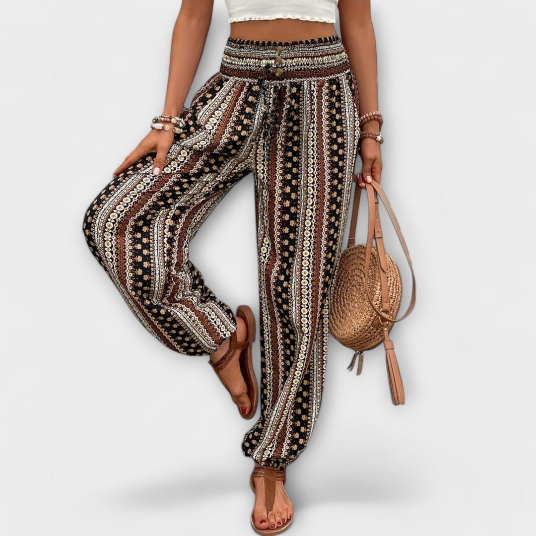 Emily | Ethnic Graphic Pants
