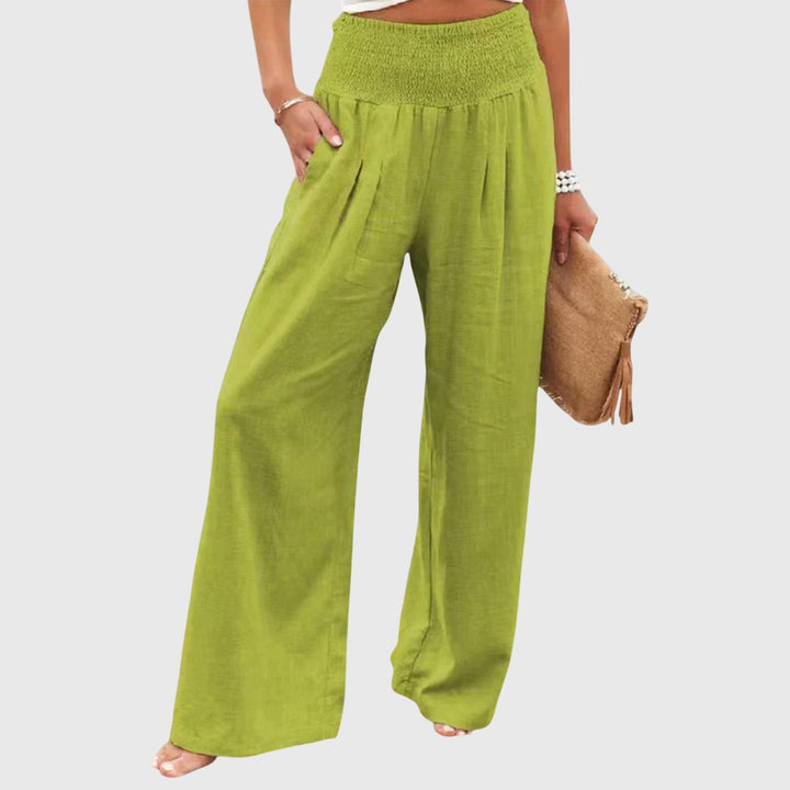 Valeria | Airy and Elegant Pants Green