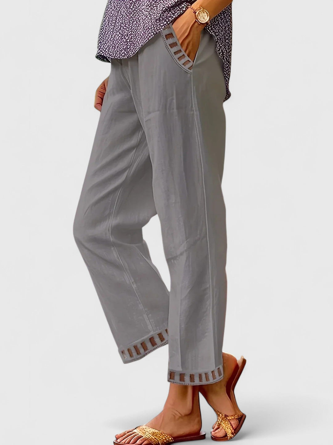 Inez | Sophisticated Pants Grey