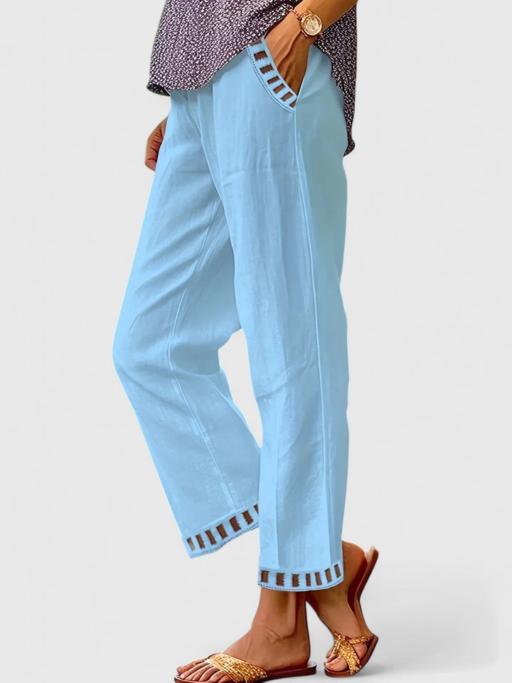 Inez | Sophisticated Pants Sky Blue