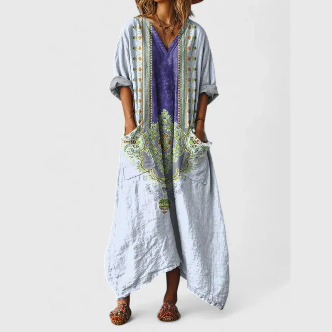 Charissa | Elegant Dress Blue