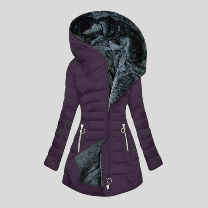 Vivian | Cozy Winter Coat Purple