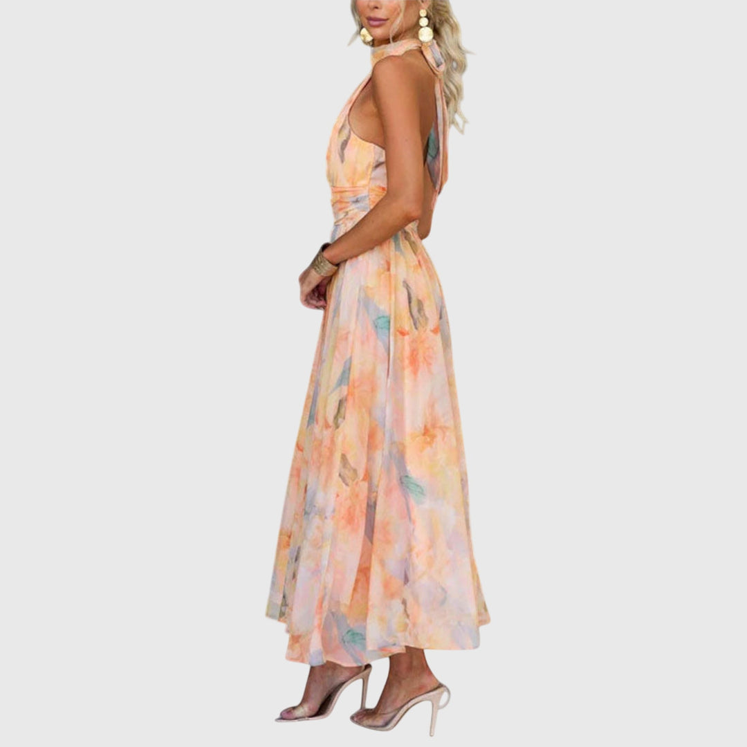 Belinda | Halter Maxi Dress