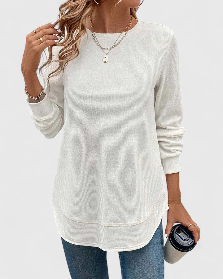 Jill | Elegant O-Neck Long Sleeve