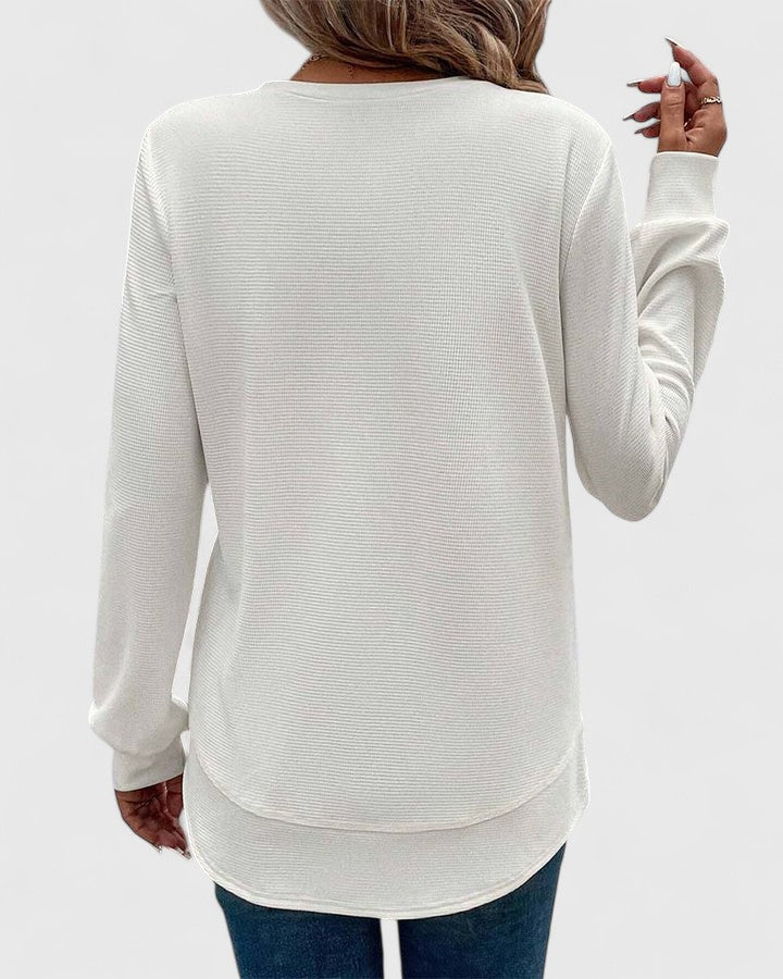 Jill | Elegant O-Neck Long Sleeve