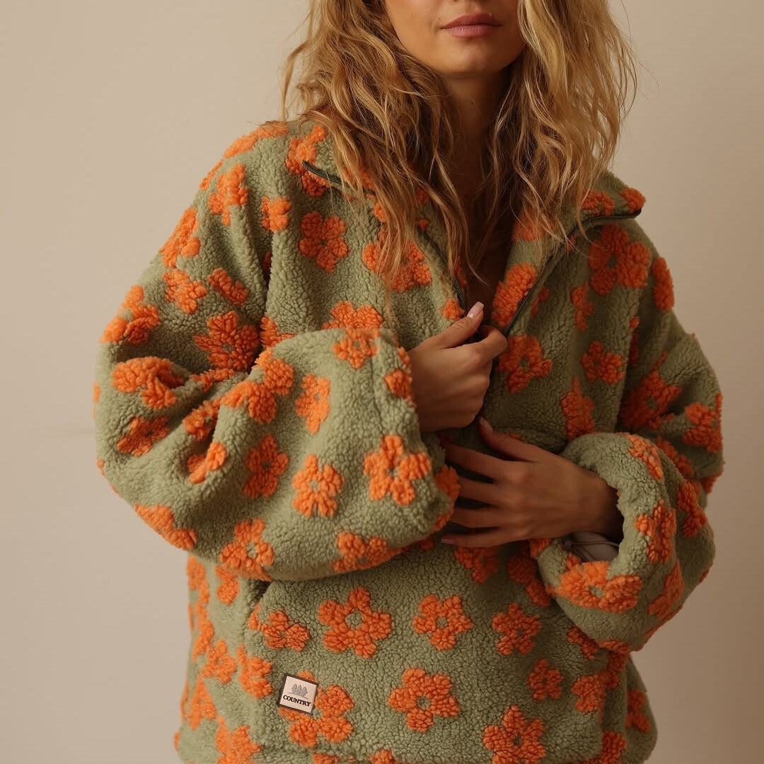 Bloom | Warm and Cozy Fleece Orange