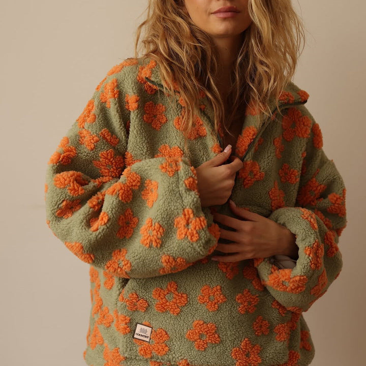 Bloom | Warm and Cozy Fleece Orange