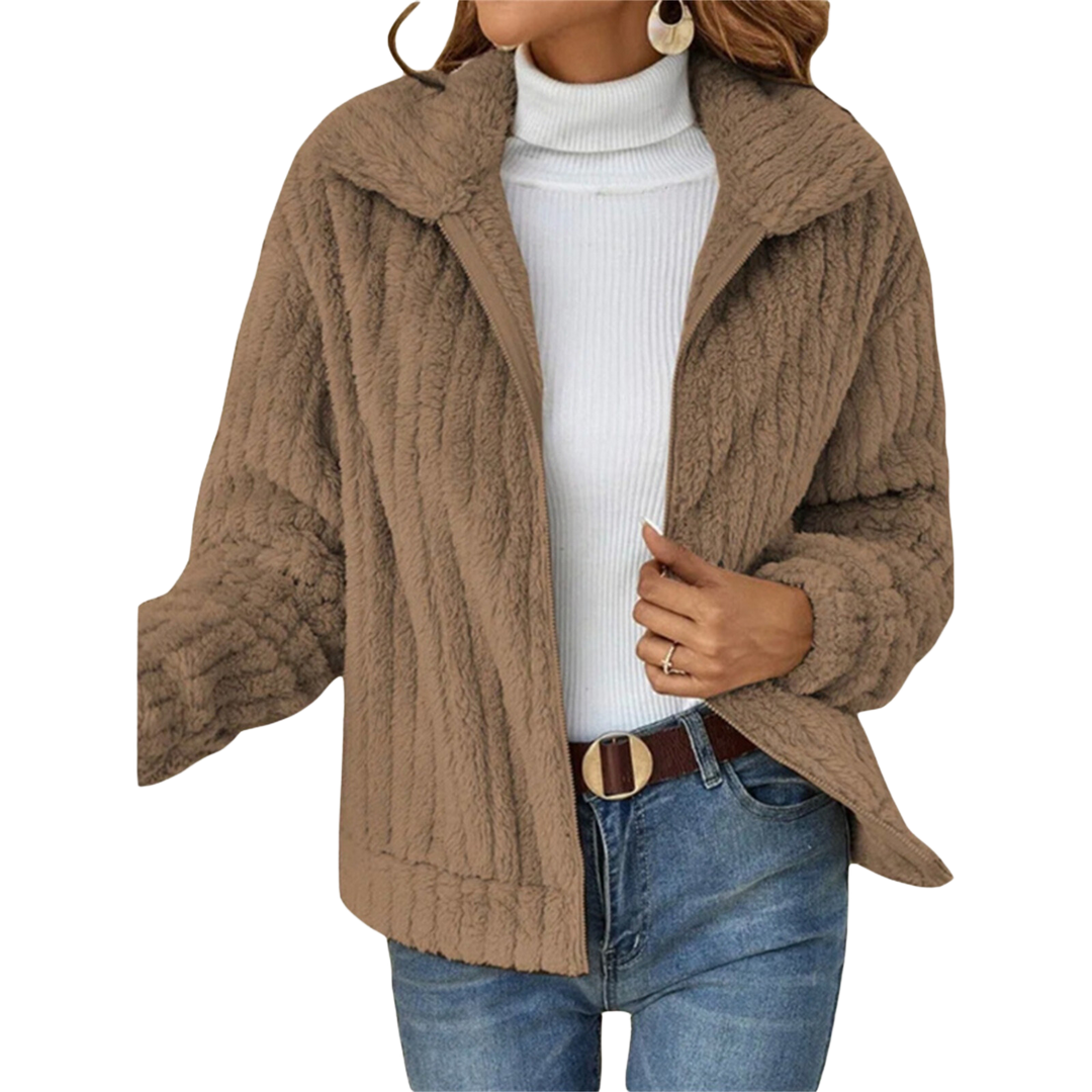 Jeanette | Comfortable Jacket Brown
