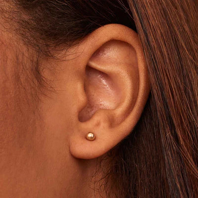 Jody | Round Earrings 18K Gold