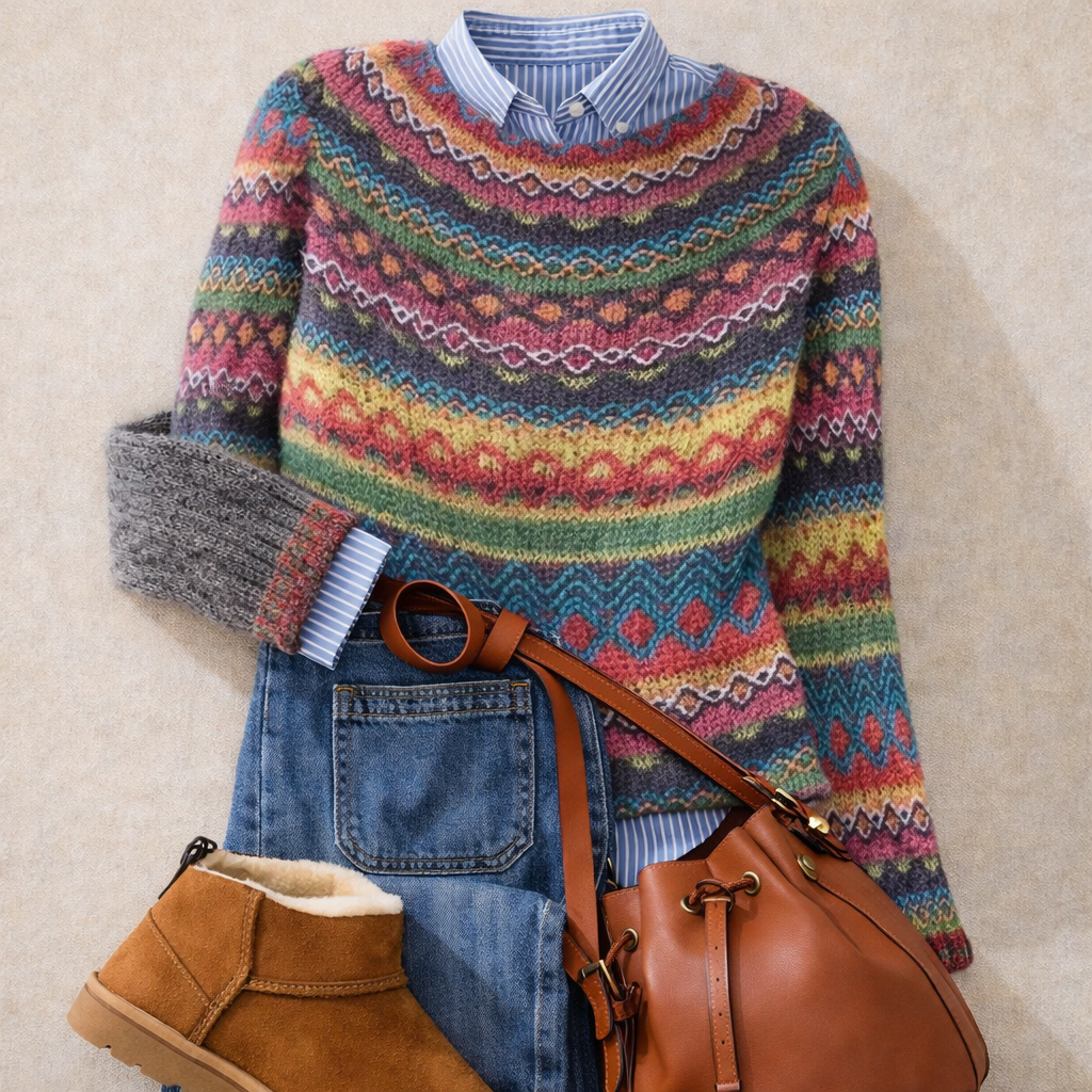 Emma | Cozy Retro Sweater