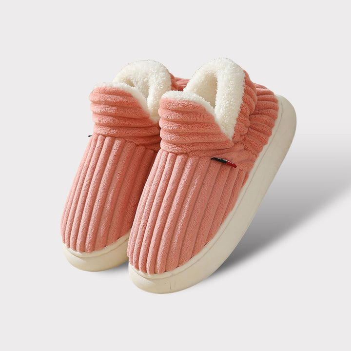 Anna | Warm, Comfortable Slippers for Cold Canadian Homes Pink