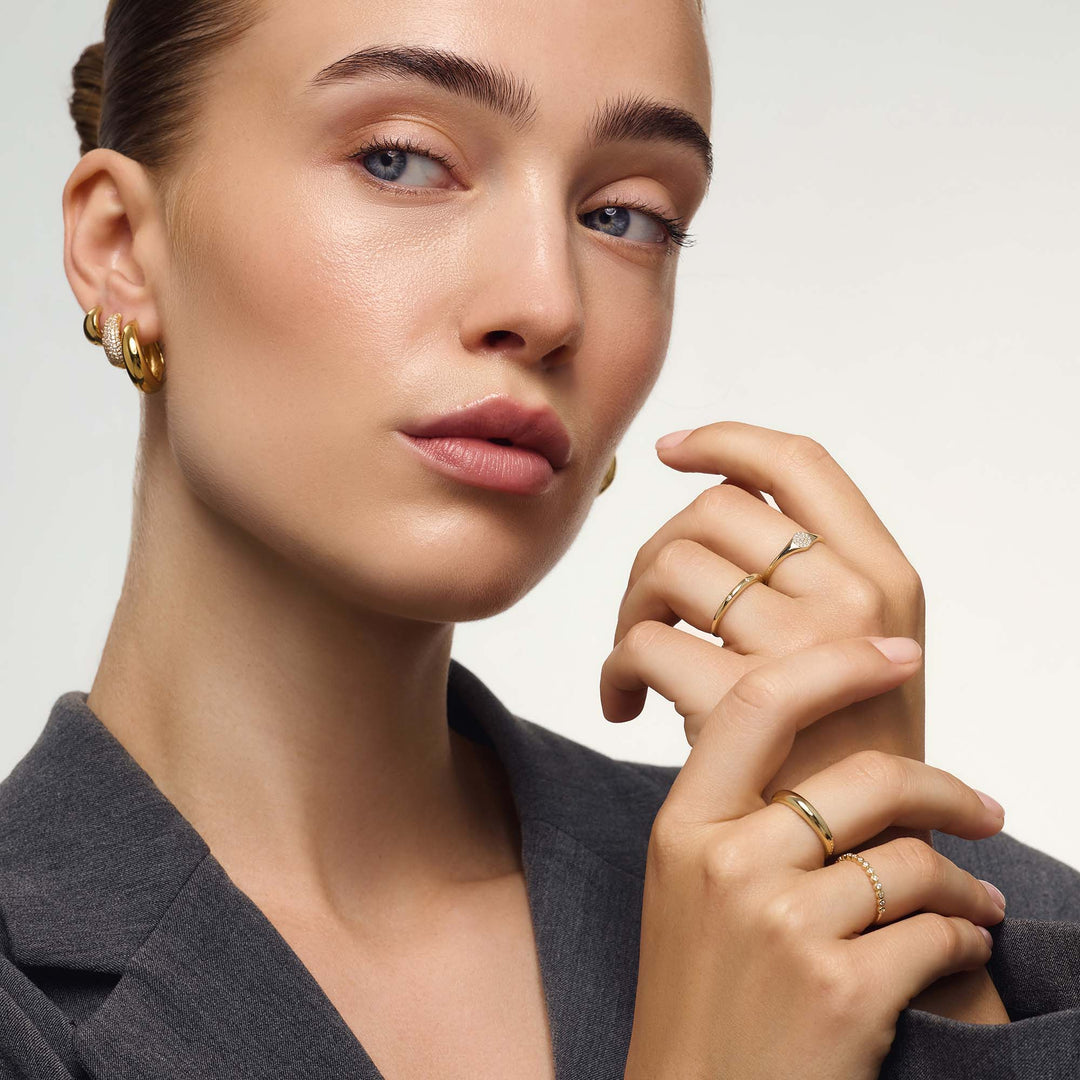 Blanca | Midi Ring 18k Gold