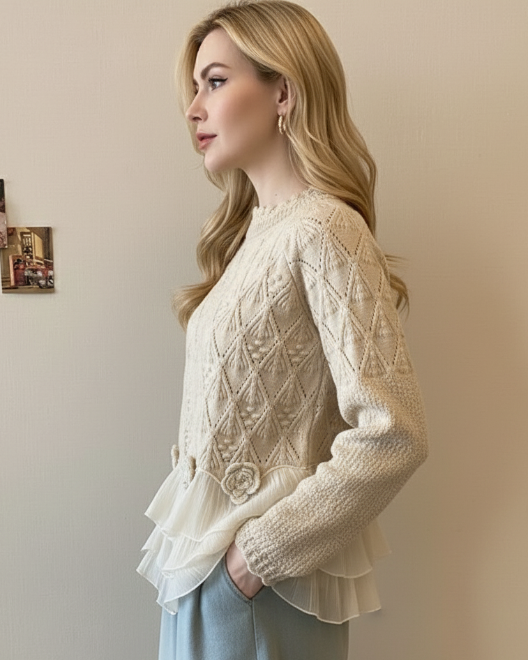 Taylor | Ruffle Cardigan