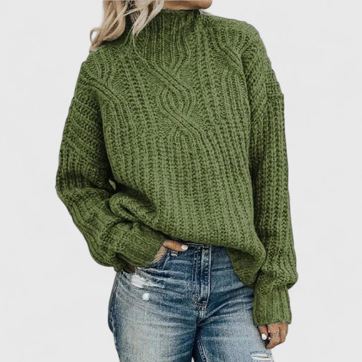 Aerynna | Elegant Jumper Green