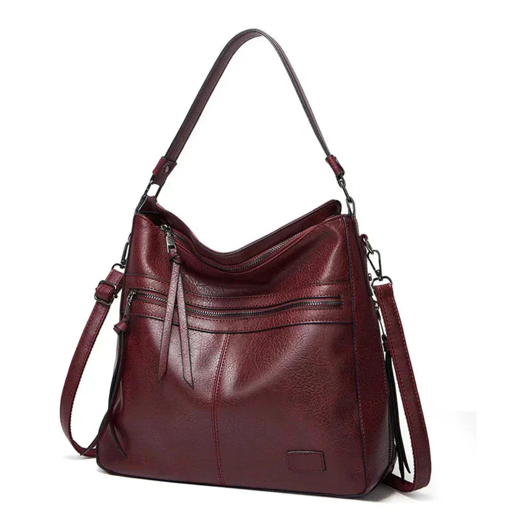 Magda’s Exquisite Style | Luxury Bag Burgundy