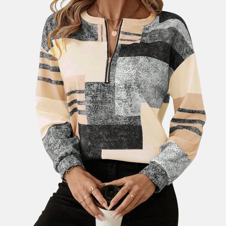 Marla | Chic Vintage Sweatshirt Sand