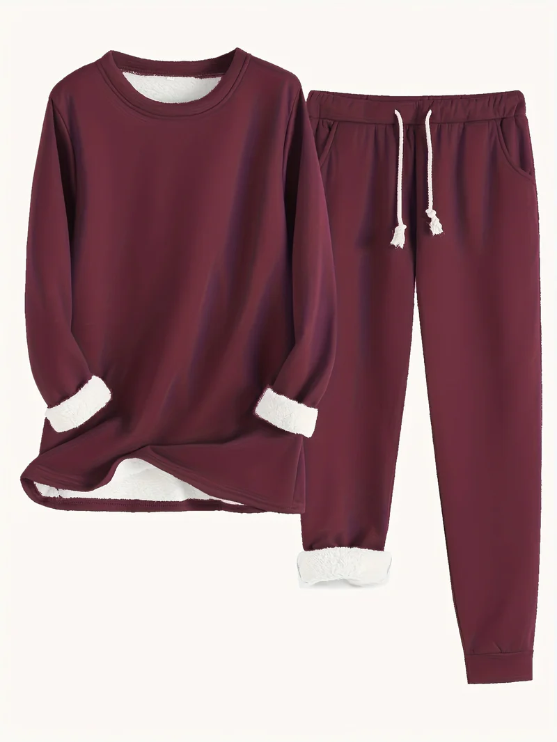 Carol | Soft Lounge Set Bordeaux