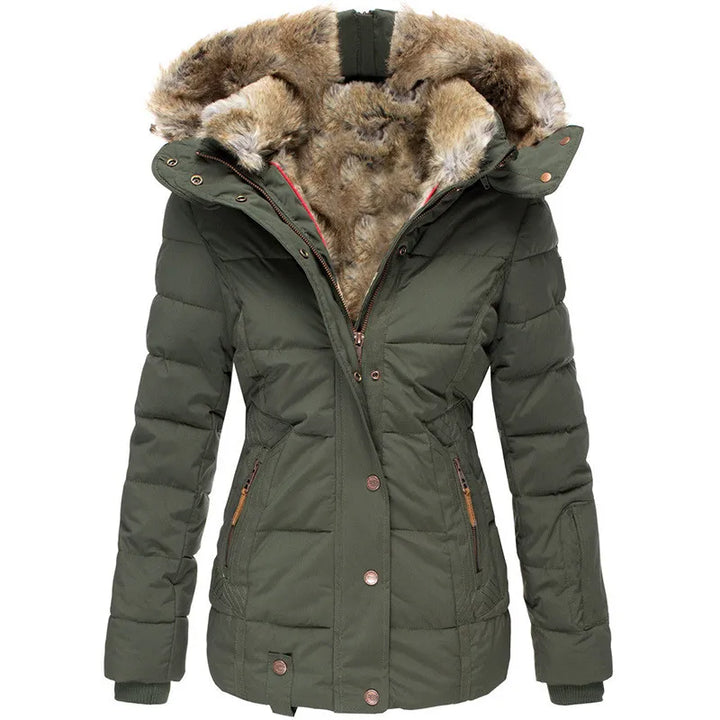 Jayda | Cozy Winter Jacket Green