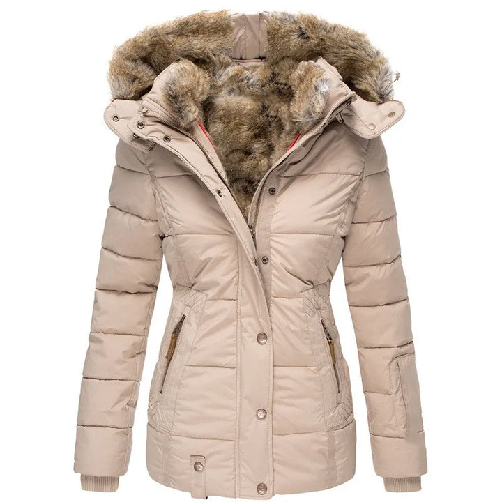 Jayda | Cozy Winter Jacket Beige