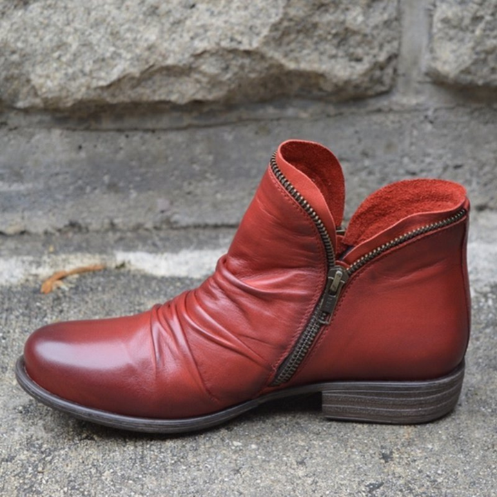 Melinda | Orthopedic Boots Red