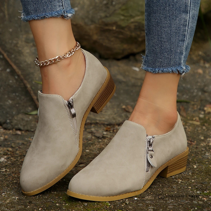 Melissa | Orthopedic Suede Boots Beige