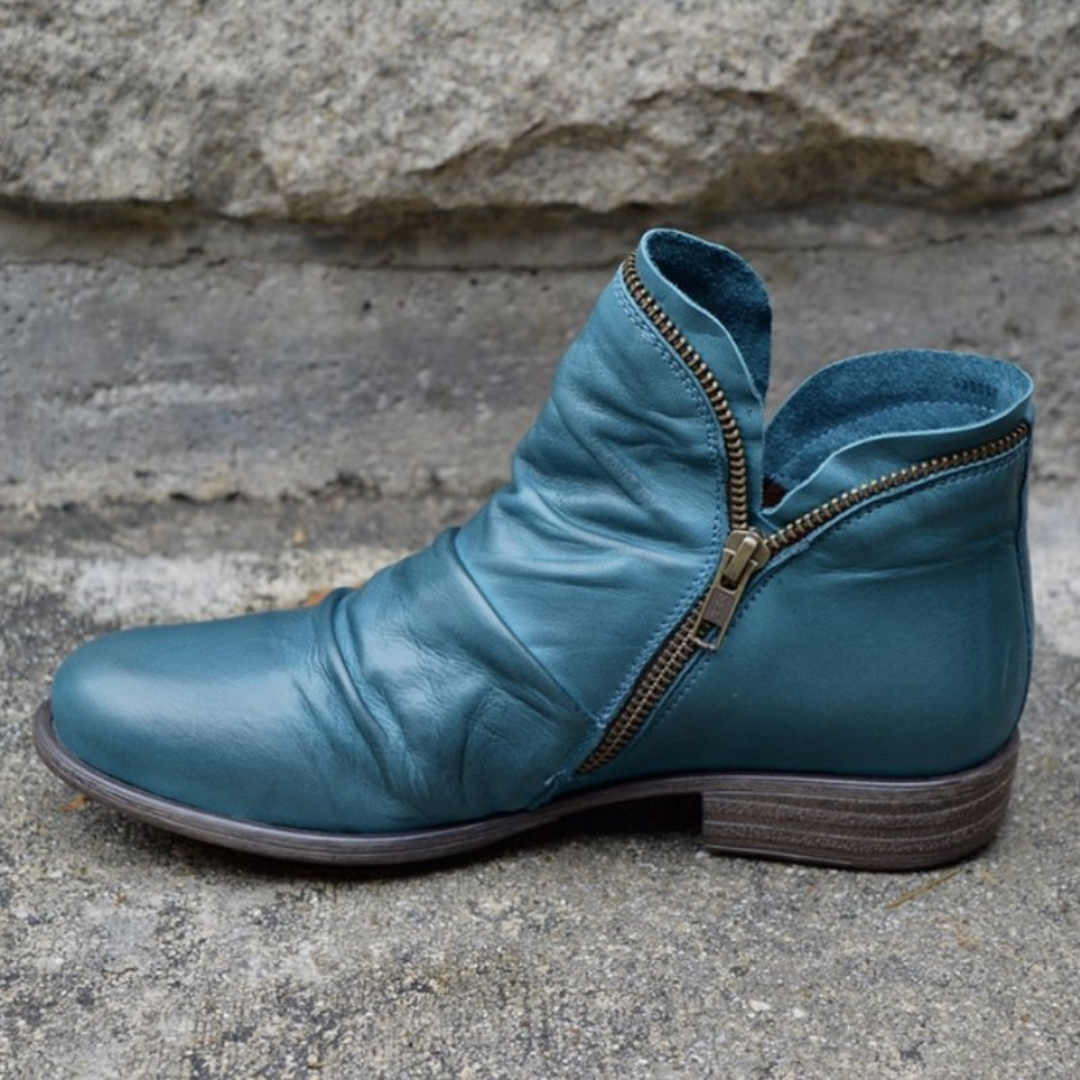 Melinda | Orthopedic Boots Blue