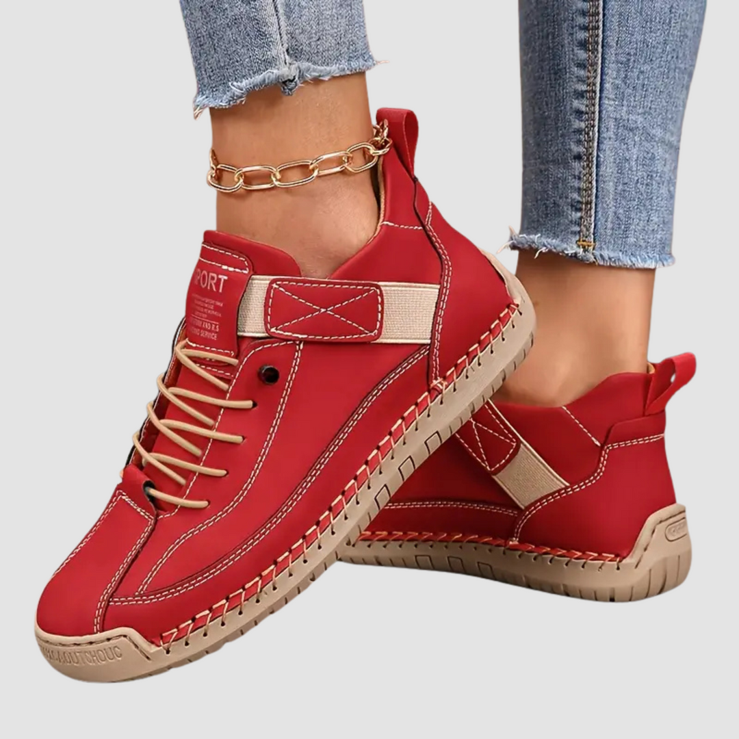 Eva | Comfortable Orthopedic Sneakers Red