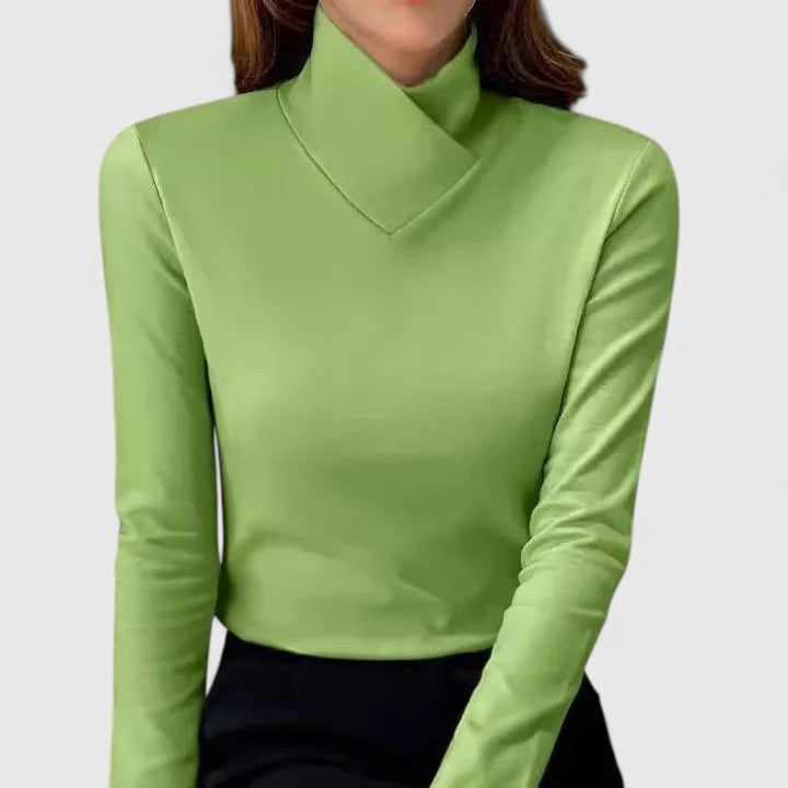 Robin | Elegant Turtleneck Green
