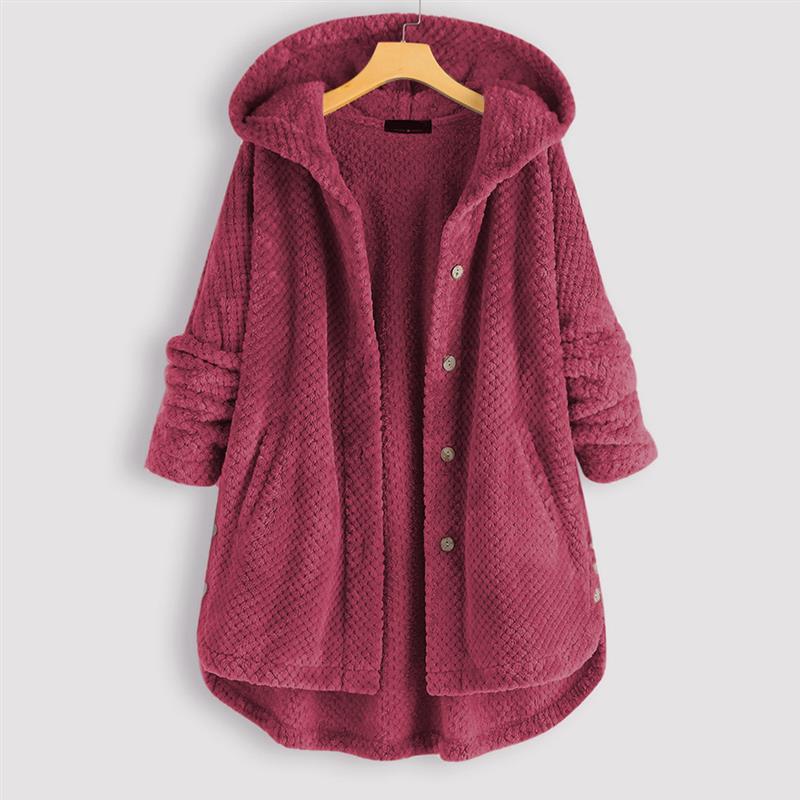 Sandra | Classic Winter Coat Wine Red