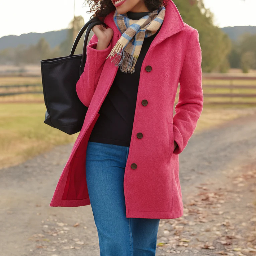 Leila | Classic Coat Pink