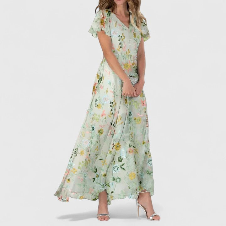 Arlene | Luxe Maternity Dress Light Green