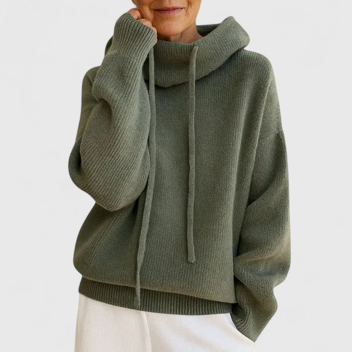 Ashley | Comfortable Turtleneck Sweater Green