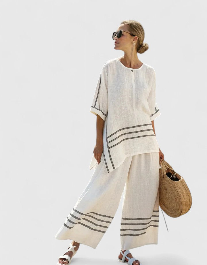 Brandy | Cozy Two-Piece Set White